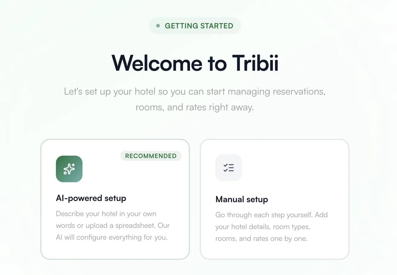 Set up your property